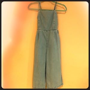 🌻Jean backless straps cropped jumper🌻